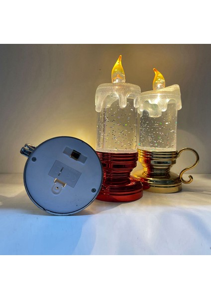 Retro Küçük Gaz Lambası Elektronik Mum LED Işık Fener Dekorasyon Süsler Hediye Rüzgar Lambası (Yurt Dışından)