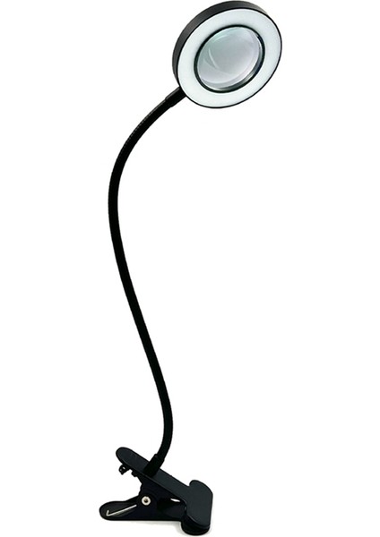 48 LED Masa Lambası Klipsi, 5x Büyüteç Işık ile 360° Ayarlanabilir 3 Modlu LED Masa Lambası Yatak Masası Çalışması Için El Sanatları-1pc (Yurt Dışından) modelleri