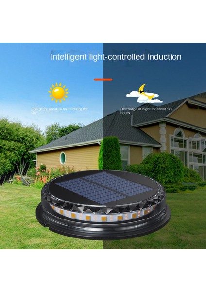 Güneş Enerjili Işıklar Dış Mekan, Bahçe Güverte Solar Disk Işıkları Su Geçirmez, Güneş Enerjili Bahçe Zemin Işıkları Dış Mekan Geçit Güverte (4 Paket) (Yurt Dışından) modelleri