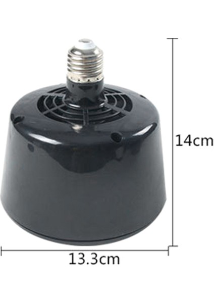 Evcil Hayvanlar Için Yalıtım Lambası Akıllı Sabit Sıcaklık Kuluçka Isıtma Lambası Sıcak Hava Lambası Sürüngen Yalıtım Lambası (Siyah) (Yurt Dışından) fırsatları