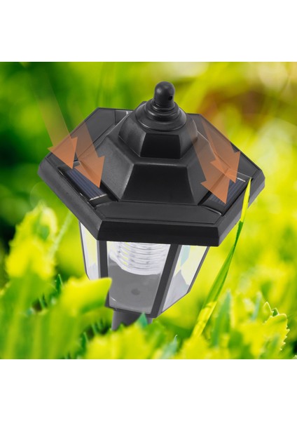 2 x Güneş Enerjili LED Açık Bahçe Çit Duvar Fener Işık Lambası Işık Sensörü (Yurt Dışından) fırsatları