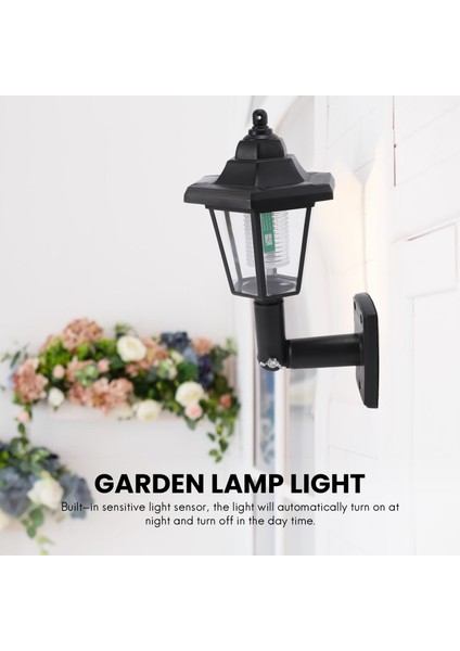 2 x Güneş Enerjili LED Açık Bahçe Çit Duvar Fener Işık Lambası Işık Sensörü (Yurt Dışından) indirimleri
