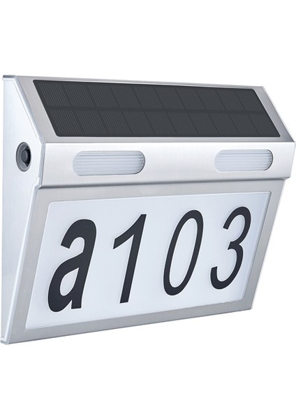 Güneş Enerjili Ev Numarası Işığı, Kapı Numaraları 3 Aydınlatma Modlu IP65 Su Geçirmez Malzeme ile Dış Mekan LED Işıkları (Yurt Dışından) fırsatları