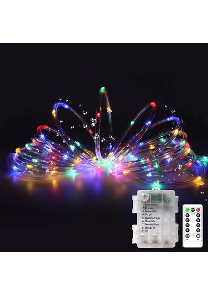 LED Halat Dize Işıklar 33FT 100 8 Modları Bahçe Partisi Dekorasyon Için Çok Renkli Açık Su Geçirmez Peri Işıkları (Yurt Dışından) fiyatları