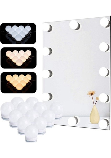 LED Makyaj Masası Aynası Işık USB Aydınlatma Kısılabilir Duvar Lambası Banyo Makyaj Masası Aynası Işık Kadın (Yurt Dışından) fiyatları