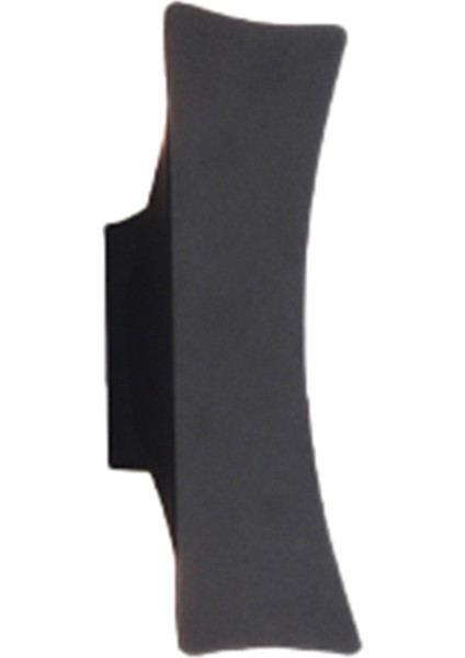 Açık Su Geçirmez Duvar Lambası Basit Teras Bahçe Lambası Yatak Odası Başucu Lambası Koridor Balkon Işığı (Siyah) Beyaz Işık (Yurt Dışından)