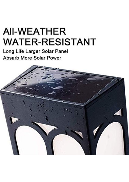 6pcs Solar Bahçe Işıkları Enerjili Çit Işıkları Suya Dayanıklı Dış Mekan (Yurt Dışından) indirimleri