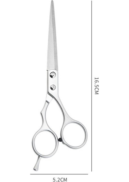3 Parça 6 Inç 16.5 cm Profesyonel Berber Kuaför Saç Bıyık Makas Set Düz Makas Jiletli Tarak Taraklar fiyatları