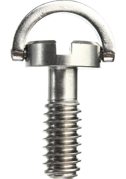 Uzun 1/4 "d-Halka Vida Paslanmaz Çelik Kamera Tripod Hızlı Çıkarma Plakası Gümüş Için (Yurt Dışından)