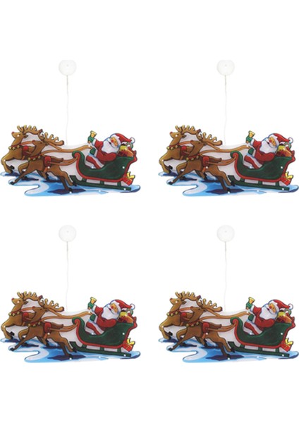 Noel Dekoratif Işıklar Noel Modelleme Işıkları Atmosfer Işıkları Pencere Işıkları Dize Küçük Fenerler (E) (Yurt Dışından)