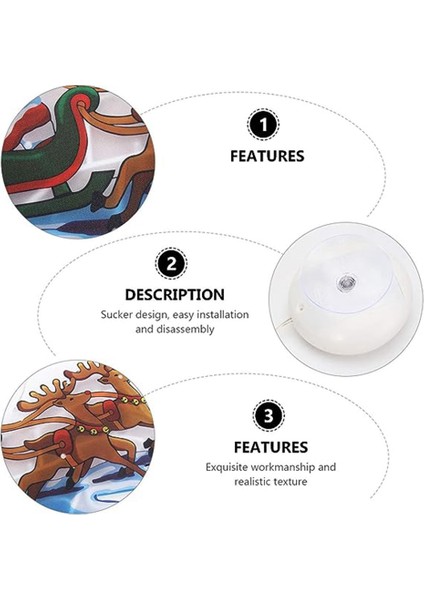 Noel Dekoratif Işıklar Noel Modelleme Işıkları Atmosfer Işıkları Pencere Işıkları Dize Küçük Fenerler (E) (Yurt Dışından) fırsatları