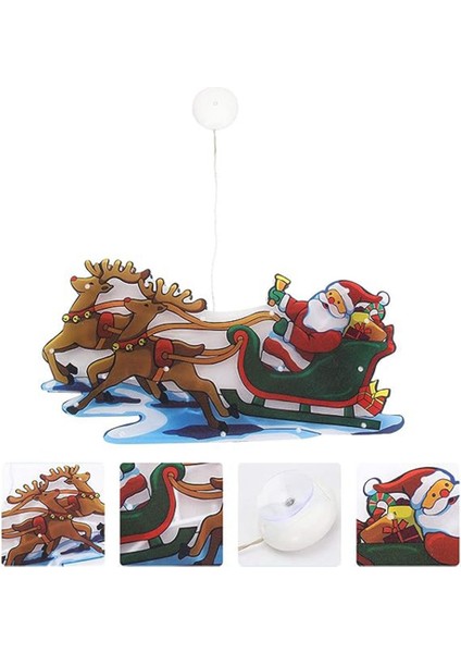 Noel Dekoratif Işıklar Noel Modelleme Işıkları Atmosfer Işıkları Pencere Işıkları Dize Küçük Fenerler (E) (Yurt Dışından) indirimleri