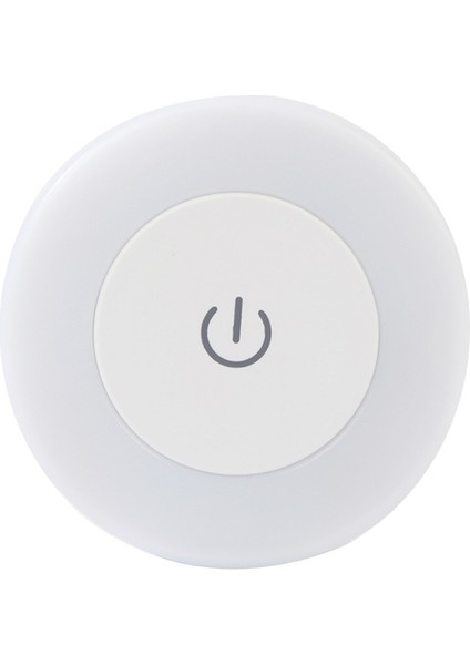 LED Dokunmatik Sensör Gece Işıkları 3 Mod Manyetik Taban Duvar Lambası USB Şarj Edilebilir Yuvarlak Taşınabilir Karartma Yumuşak Işık Sıcak (Yurt Dışından)