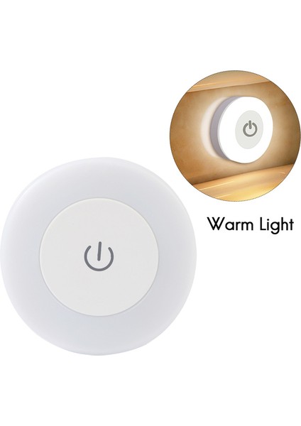 LED Dokunmatik Sensör Gece Işıkları 3 Mod Manyetik Taban Duvar Lambası USB Şarj Edilebilir Yuvarlak Taşınabilir Karartma Yumuşak Işık Sıcak (Yurt Dışından) fiyatları
