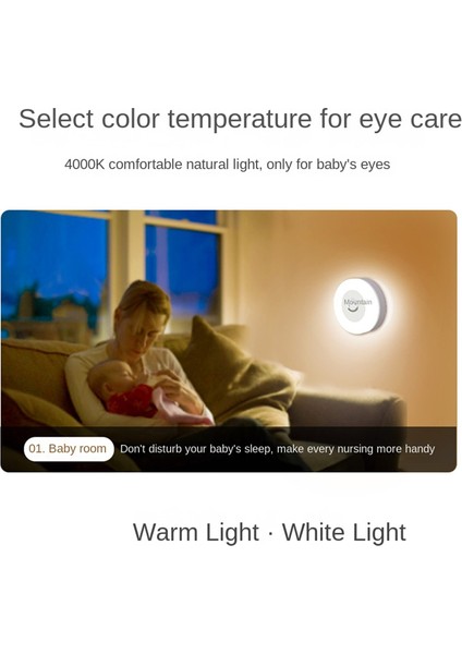 LED Dokunmatik Sensör Gece Işıkları 3 Mod Manyetik Taban Duvar Lambası USB Şarj Edilebilir Yuvarlak Taşınabilir Karartma Yumuşak Işık Sıcak (Yurt Dışından) indirimleri