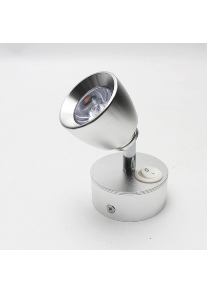 Duvar Lambası Başucu Spot Işığı Rv Işık Okuma Lambası Karavanlar, Rv'ler, Tekneler Vb. Için Klipsli Işık Anahtarı (Gümüş) (Yurt Dışından) fiyatları