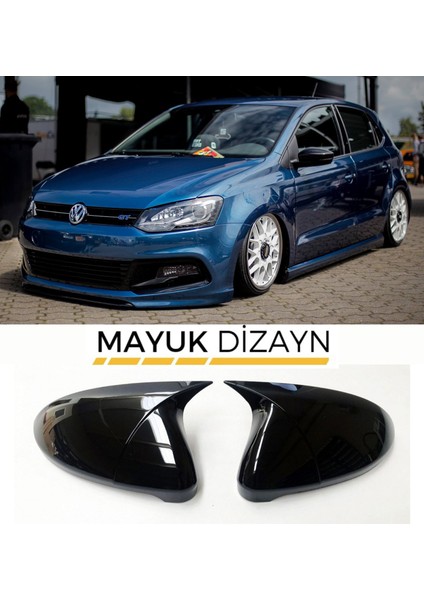 Volkswagen Polo Mk5 (2009-2017) Uyumlu Batman Ayna Kapağı -Mayuk Dizayn-