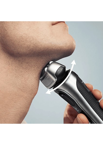 Series 8 8517S Islak & Kuru Tıraş Makinesi Şarj Standı ve Seyahat Kılıfı, %100 Su Geçirmez, Ses Titreşimleriyle Güçlendirilmiş 4 Tıraş Elemanı, 5 Yıla Varan Garanti.