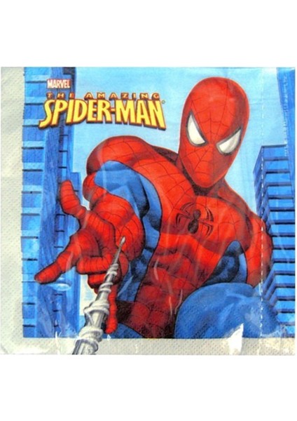 Spıderman Model Klasik Kağıt Peçete  20 'li