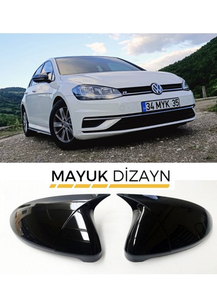 Volkswagen Golf Mk7 (2012-2019) Uyumlu Batman Ayna Kapağı -Mayuk Dizayn-