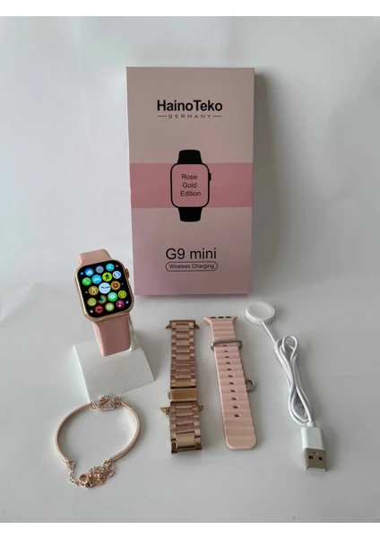 Tekiz Teknoloji Haino Teko G9 Mini Gold Yetişkin 41MM Kadın Akıllı Saat