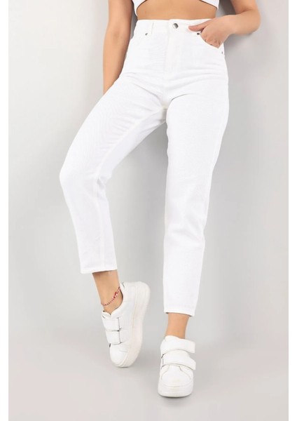 Likralı Mom Jean Pantolon fiyatları