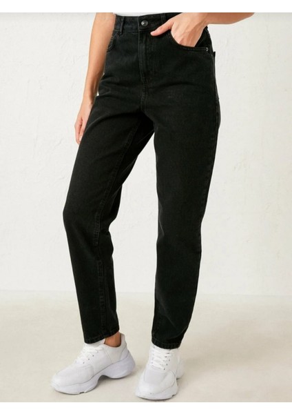 Likralı Mom Jean Pantolon fırsatları
