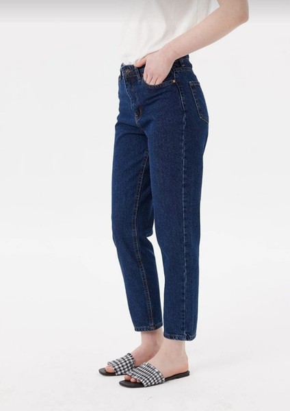 Likralı Mom Jean Pantolon fiyatları