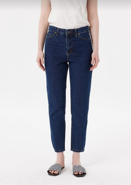 Likralı Mom Jean Pantolon modelleri