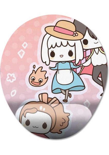 Studio Ghibli Bilek Destekli Mousepad Model - 14 Oval