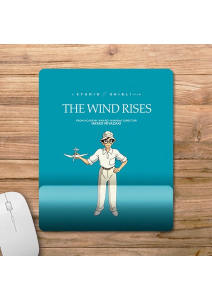 The Wind Rises - Rüzgar Yükseliyor - Studio Ghibli Bilek Destekli Mousepad Model - 3