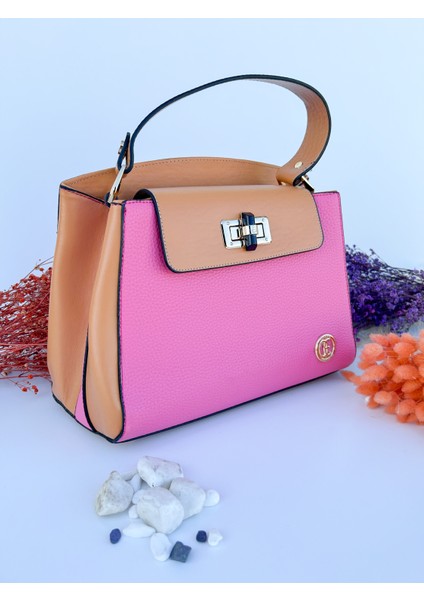 Fuji Vijital Pembe Kadın Omuz Çantası modelleri