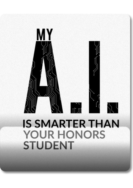 Yapay Zeka - Aı - Artificial Intelligence - Chatgpt Bilek Destekli Mousepad Model - 5