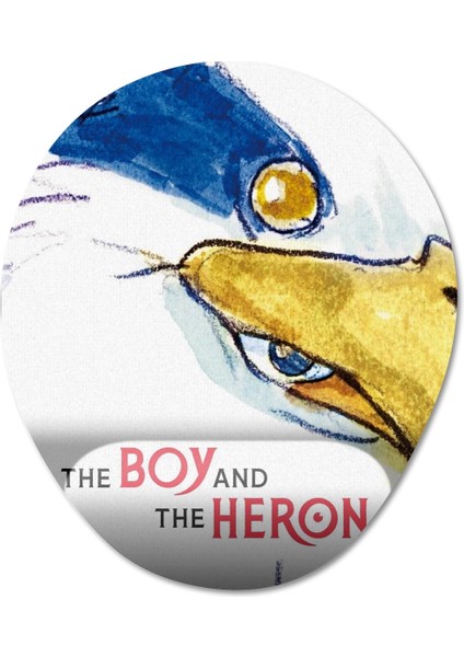 The Boy And The Heron - Nasıl Yaşıyorsun? - Studio Ghibli Bilek Destekli Mousepad Model - 1 Oval