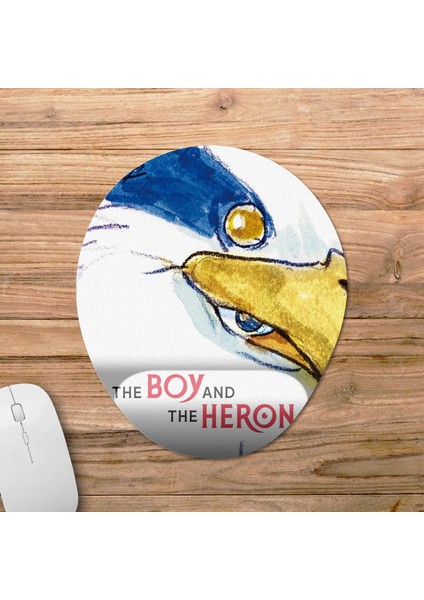 The Boy And The Heron - Nasıl Yaşıyorsun? - Studio Ghibli Bilek Destekli Mousepad Model - 1 Oval