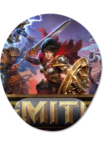 Smıte Bilek Destekli Mousepad Model - 1 Oval