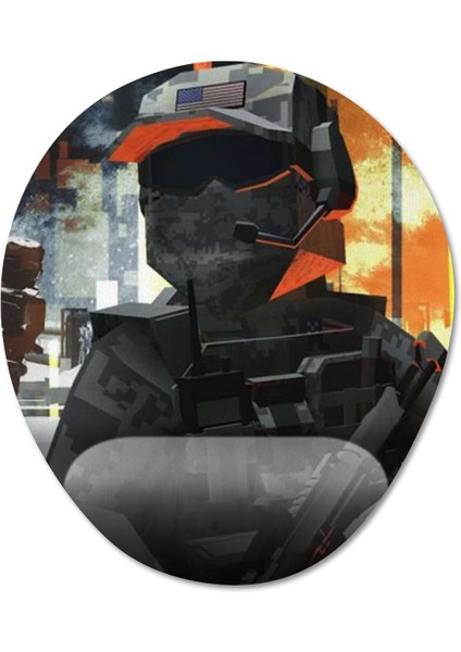 Battlebit Remastered Bilek Destekli Mousepad Model - 2 Oval