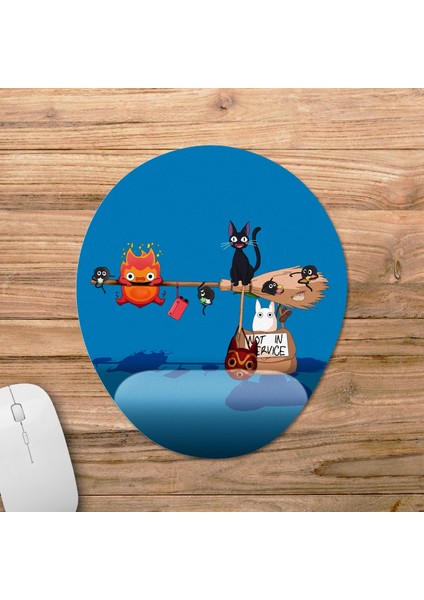 Studio Ghibli Bilek Destekli Mousepad Model - 13 Oval