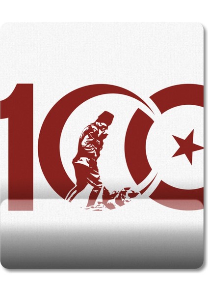 Türkiye - Cumhuriyetin 100. Yılı - 29 Ekim 2023 Bilek Destekli Mousepad Model - 2