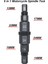 Altıgen Aks Aracı Motosiklet Ön Aks Tekerleği 12 14 17 19 22 24MM 6 In 1 Motosiklet Mili Soket Adaptörü Aracı 3/8 Inç (Yurt Dışından) 2
