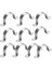 10 Adet 2 Inç 50MM Ağır Hizmet Tipi U-Boru Askı Kelepçesi-2 Delik, U-Braket Boru Askı Kelepçesi Askı Bağlantı Elemanı Tüp Gergi Klipleri (Yurt Dışından) 1