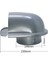 6 Inç 150MM Su Geçirmez Paslanmaz Çelik Havalandırma Havalandırma Hood Korozyon Önleyici Egzoz Çıkarıcı Duvar Hava Çıkış Kapağı, C (Yurt Dışından) 5