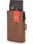 Cowhide Deri Rfıd Bloket Kart Kılıfı Cüzdan Billfold Kredi Kartı Kimlik Kartı Sahibi 6 Kart Tutan (Yurt Dışından) 1
