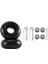 45MM x 19MM Bagaj Bavul Yedek Tekerlekler Pu Döner Sarhoş Tekerlekler 6mm Karbon Çelik Tamir Kiti (Yurt Dışından) 3