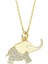 Altın Taşlı Minik Fil Kolye 1