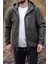 Yeşil Kapüşonlu Softshell Mont 1