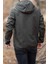 Yeşil Kapüşonlu Softshell Mont 4