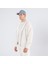 Friday Offset James Erkek Off White  Kanguru Cepli Kapüşonlu Oversize Fermuarlı Sweatshirt Hoodie 3