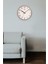 Slim Cam Detaylı Sessiz Mekanizmalı Duvar Saati 30 Cm Beyaz - K-SLIM-BEYAZ 2