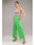 Fancy Kadın Beli Lastikli Oversize Bol Paça Basic Pantolon 3